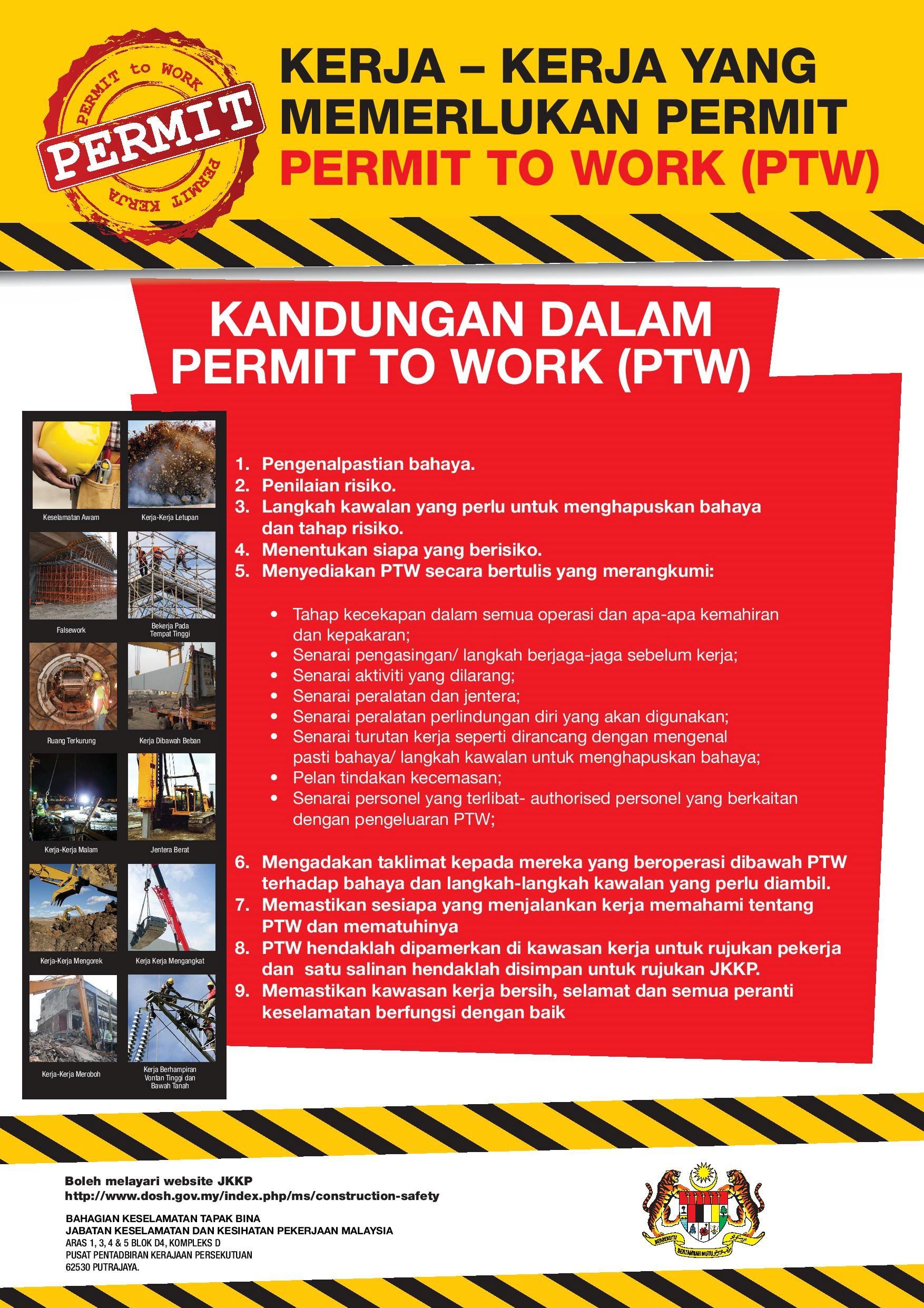 Laman Web Rasmi Jabatan Keselamatan Dan Kesihatan Pekerjaan Malaysia Poster